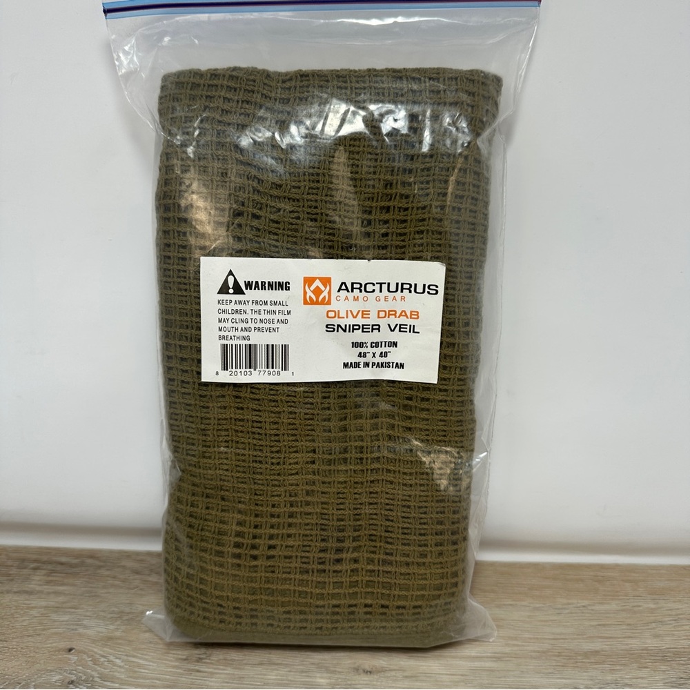 Arcturus Tactical Veil | 100% Cotton - 48" X 40" (Olive Drab) - Picture 3 of 4
